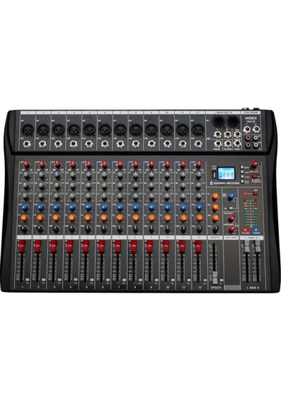 Midex - Deck Mikser 12 Kanal Ses Mikseri (DM-12)