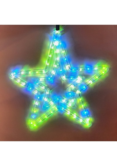 Rgb Yıldız Led 20 Animasyonlu Işıklı Süs