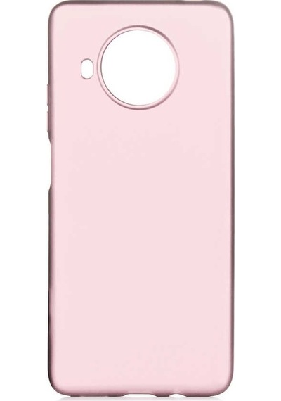 Noktaks - Xiaomi Uyumlu Xiaomi Redmi Note 9 Pro 5g - Kılıf Mat Renkli Esnek Premier Silikon Kapak - Rose Gold