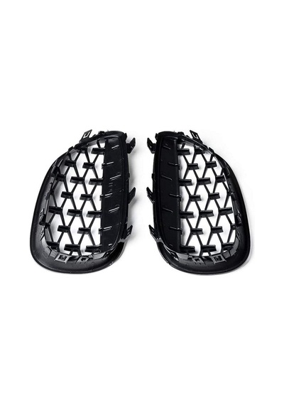 Bmw 5 Serisi E60 Diamond Ön Panjur Piano Black 2004-2009