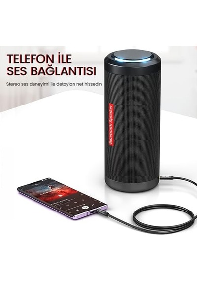 3.5mm Jack Trrs Hi-fi Örgülü Aux Mikrofon Ve Ses Kablosu 3 Metre