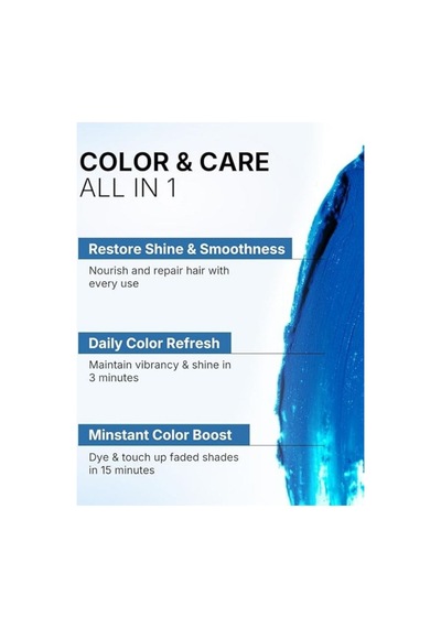 Gümüş Küllü Ve Soğuk Saçlar İçin Maca Özlü Blue Hair Mavi Saç Maskesi 500 Ml - 858536698