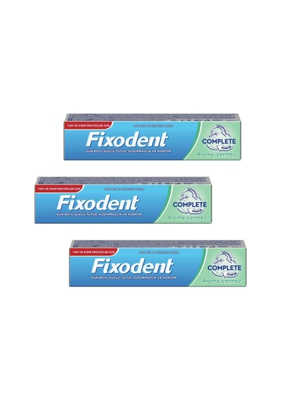 Complete Aroma Içermez Diş Protez Yapıştırıcı Krem 47 Gr 3'lü