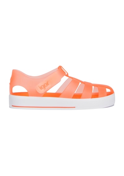 Igor S10171 Star Çocuk Sandalet 168-naranja Fluor