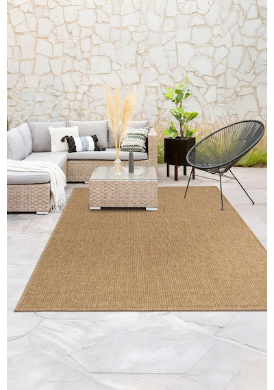 Tiora Tı001a Bej Jüt Halı Naturel Sisal Örme Hasır Modern Yıkanabilir Dayanıklı Tozu Yok