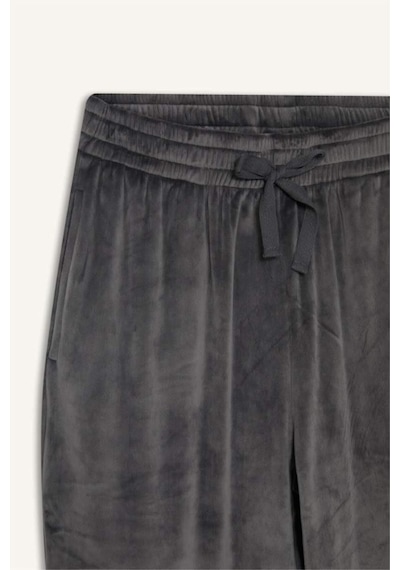 Defacto Regular Fit Cepli Kadife Pijama Altı F4672ax25wnar138 Antrasit Defacto Regular Fit Cepli Kadife Pijama Altı F4672ax25wnar138 Antrasit