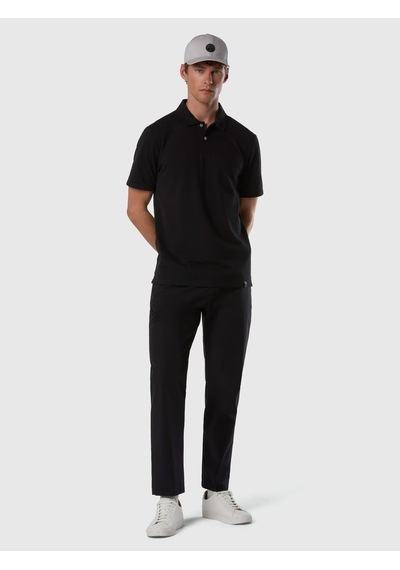 North Sails Kısa Kollu Pamuklu Erkek Polo Yaka T-shirt-33489 Siyah