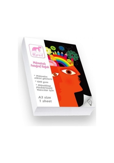 Rovi Fine-Art Mıknatıslı Fotoğraf Kağıdı - 640Gsm - 5Yp - A3