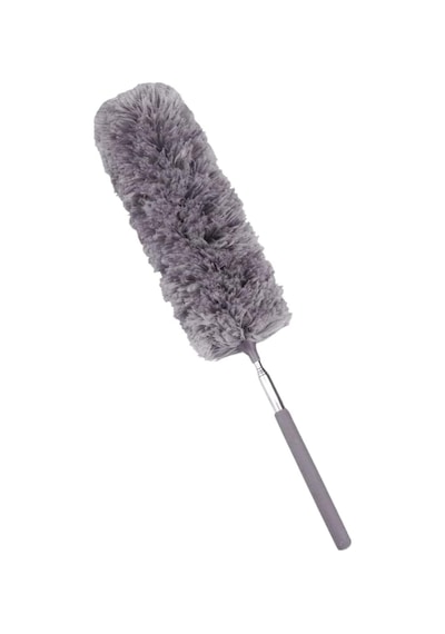 240 Cm Teleskopik Uzatılabilir Mikrofiber Yumuşak Başlıklı Toz Alma Fırçası, Püskülü Bükülebilir Dip Köşe Genel
