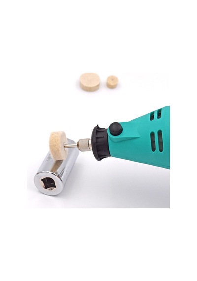 Polisaj Cila Parlatma Keçesi Yün Matkap Ucu Keçe 13Mm 50 Adet