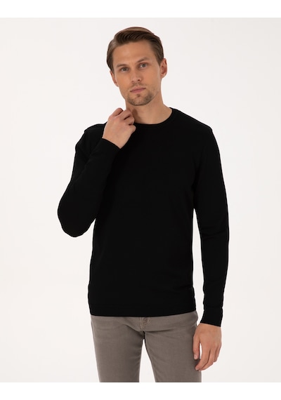 Pierre Cardin Erkek Siyah Kazak /triko 50316798-vr046 Siyah