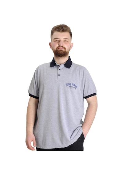 Mode Xl Büyük Beden Erkek Polo T-Shirt Saılıng 23344 Grimelanj 001