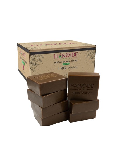 Hanzade Bitkisel Doğal El Yapımı Hatay Ardıç Katranı Sabunu 1 Kg 285 ML