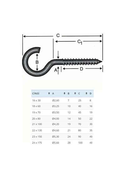 Ba21100 21x100 Açık Piton 10 Adet Belirtilmemiş