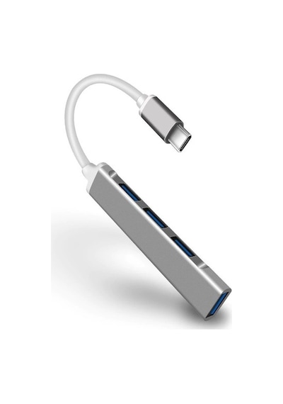 Apple Uyumlu MacBook Type-C To 4* Usb 3.0 Splitter 5 Gbps Çevirici Hub
