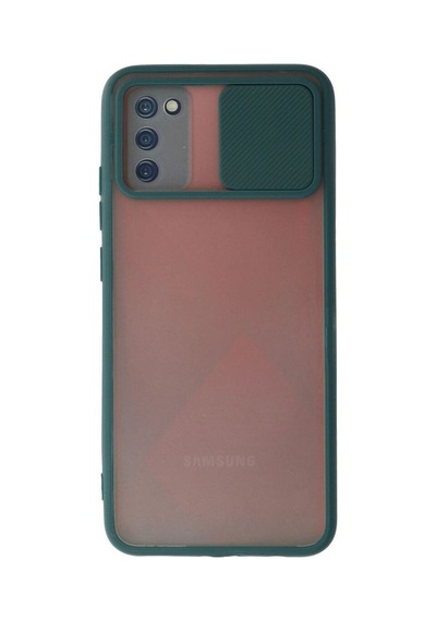 Samsung Galaxy A03s Kılıf Palm Buzlu Kamera Sürgülü Silikon Darbeye Dayanıklı Tam Uyumlu