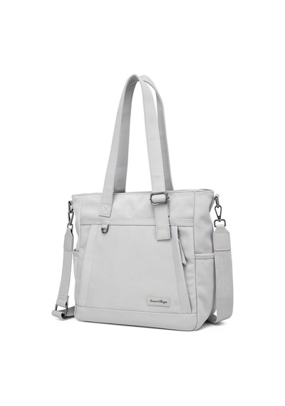 Smart Bags Twill Dimi Kumaş Kadın Omuz Çantası 3331 GRİ