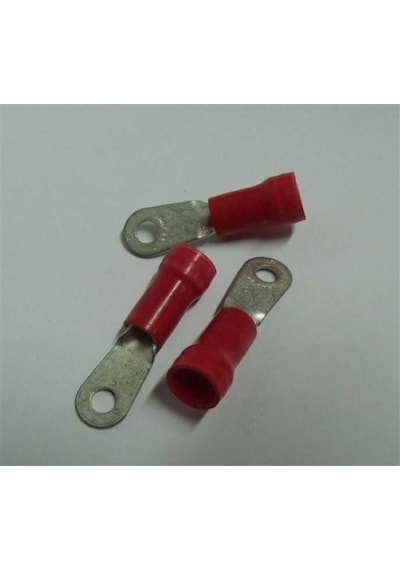 İzoleli Kablo Pabucu 10 Mm M5 Delikli 50 Adet