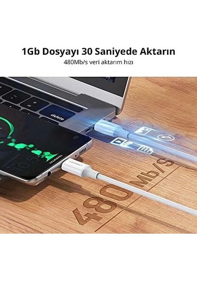 5a Type-c Şarj Ve Data Kablosu 2 Metre
