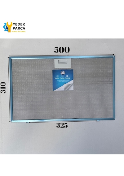 Bosch Uyumlu: Dke632a 500x310 Mm Aspiratör & Davlumbaz Tel Yağ Filtresi Model: 00432785 50x31 Cm