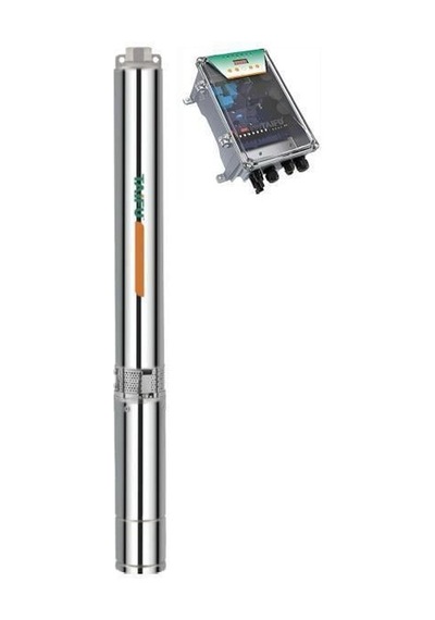 Taifu 72 Volt 750 Watt Dc Solar Güneş Enerjili Fırçasız Dalgıç Pompa - Harici Sürücü 95mss 3.5m³/h