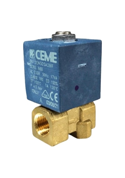 Ceme Ütü Solenoid Valf 1/4 Ayarsız 6612 Ty 70006/ae İtalyan Sanayi Ütü Buhar Valfi Solenoid