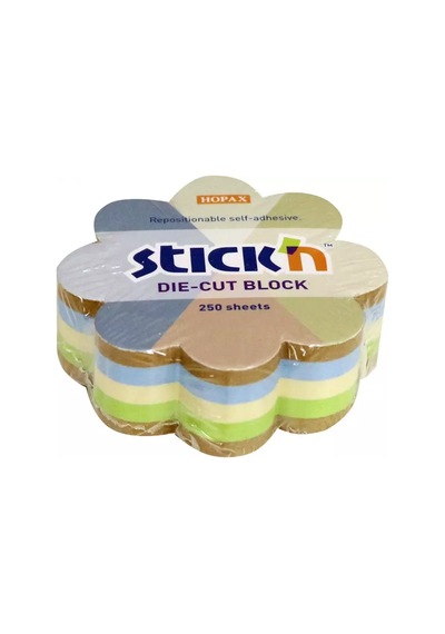 Hopax Stickn Yapışkan Notblok Kraft Çiçek 67x67 250 Yp 21834