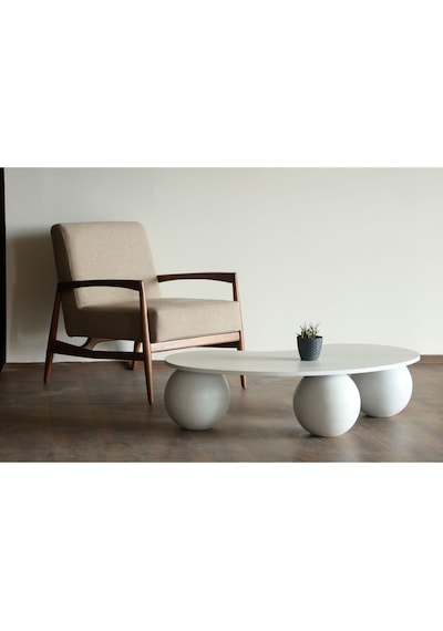 Modern Orta Sehpa & Küre-top Sehpa & Fasülye Ahşap Sehpa & Pinterest Sehpa-mdf Beyaz
