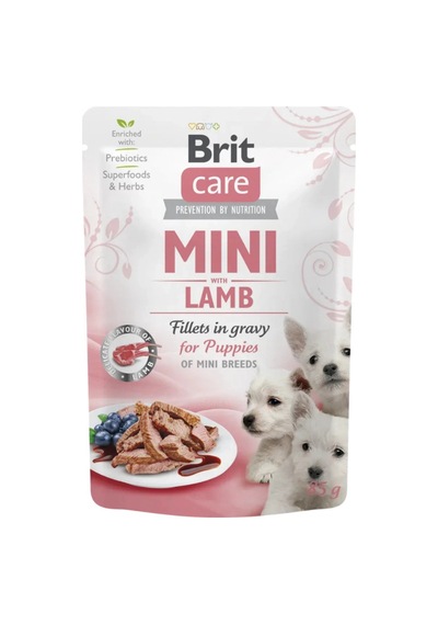 Brit Care Mini Kuzu Etli Soslu Yavru Köpek Yaş Maması 85gr
