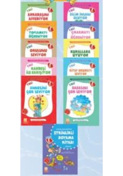 Öykülerle Sosyal Zeka Eğitimi (Tali 3) - (10 Kitap Takım)