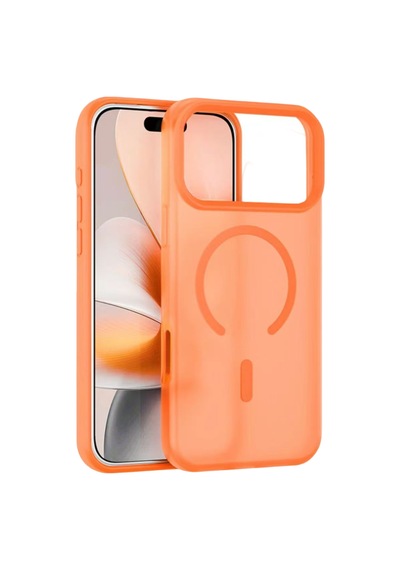 Joko Apple Uyumlu iPhone 18 Pro Max/17 Pro Max Pulse Magsafe Kapak - Turuncu Çok Renkli