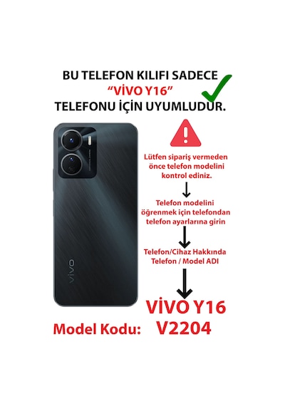 Vivo Y16 Uyumlu Minimalist Galaksi Yıldızlı Gece Baskılı Silikon Kılıf