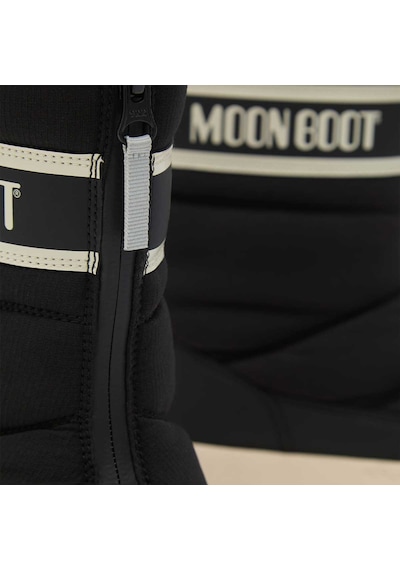 N001 Black Bot Erkek 80d3440080 Moon Boot Jr Park Zip High Wp Siyah