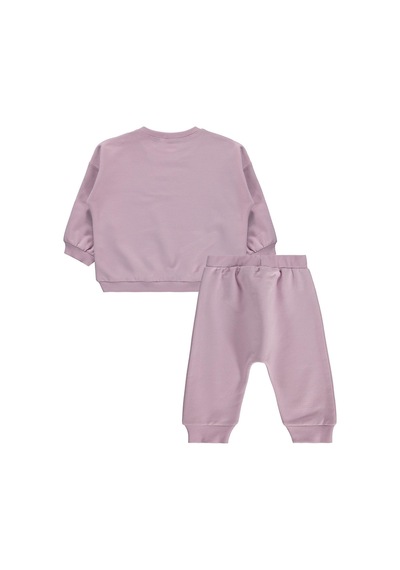 Civil Baby Cvl Baskılı Basic 6-18 Ay Takım - Lila Soft Lila