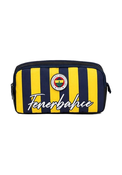 Fenerbahçe İki Gözlü Erkek Çocuk Fenerbahçe Yazılı Sarı - Lacivert Okul Kalem Çantası/kalemlik - 26701 Genel