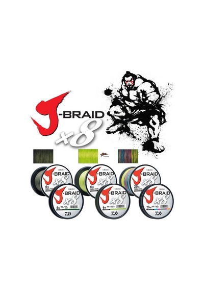 Daiwa Jbraid 8B Koyu Yeşil 300M Ip Misina (488790206)