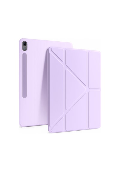 Samsung Galaxy Tab S9 Fe / S10 Fe 10.9'' Uyumlu Kılıf Kalem Bölmeli Uyku Modlu Arkası Silikon Kapak