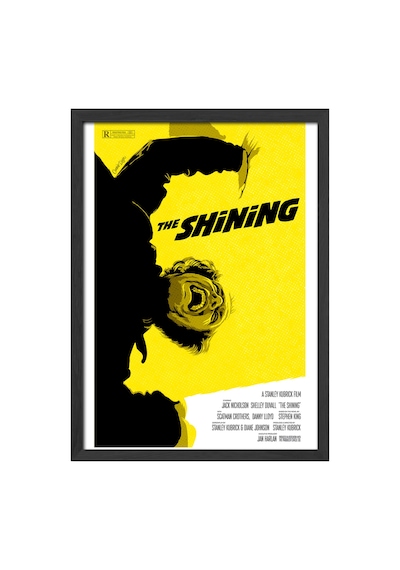 The Shining Siyah Ahşap Çerçeveli Poster, Film Duvar Tablosu