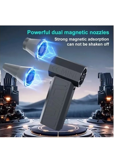 Mega Turbo Üfleyici Elektrikli Şiddetli Fan Hava Kompresör 130.000rpm Mangal Barbekü Fanı 5690