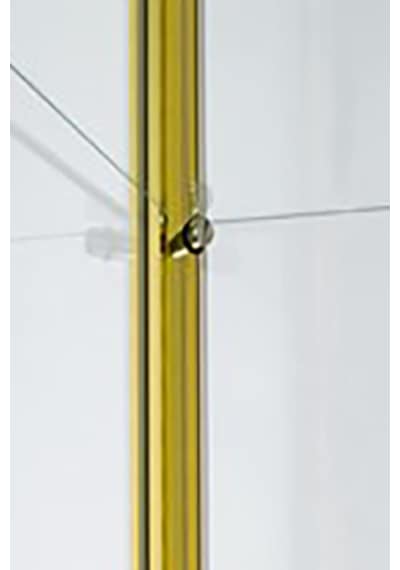 Camlı Vitrin - Cam Dolap - Camlı Koleksiyon Vitrini - Kurulu Ürün  175X30X30