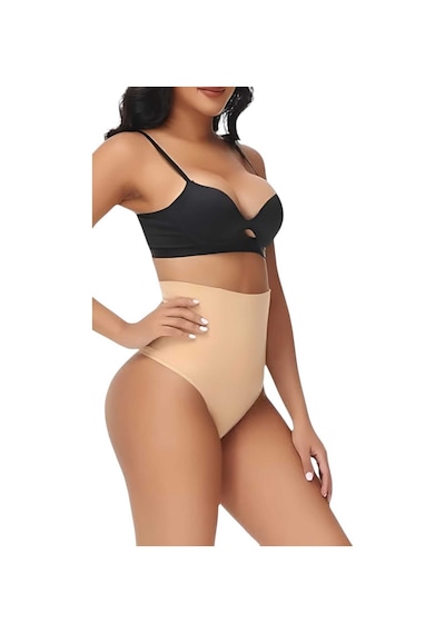 Uniquetrenders Kadın Dikişsiz Yüksek Bel Karın Toparlayıcı String Korse 3'lü Set Ten Rengi