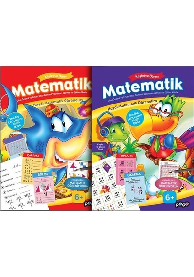 Keşfet ve Öğren Matematik Seti-2 Kitap Takım- Pogo