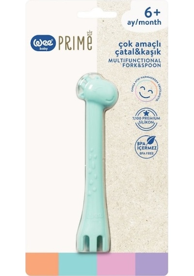 Wee Baby Prime Çok Amaçlı Çatal & Kaşık Kod:924 - Turkuaz Turkuaz