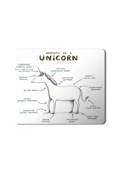 Unicorn Anatomy Baskılı Mouse Pad Mousepad.jpg