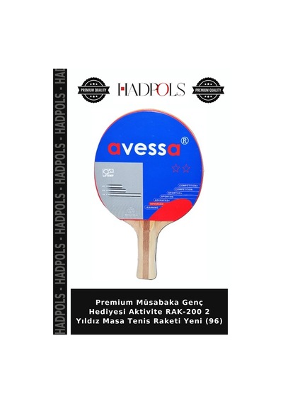 Premium Müsabaka Genç Hediyesi Aktivite Rak-200 2 Yıldız Masa Tenis Raketi Yeni 96