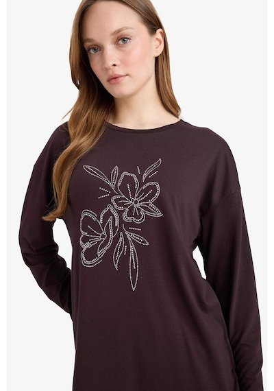 Defacto Relax Fit Bisiklet Yaka Uzun Kollu Tişört G2799ax26spbn340 Kahve-bn340 Defacto Relax Fit Bisiklet Yaka Uzun Kollu Tişört G2799ax26spbn340 Kahve-bn340