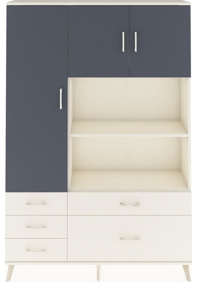 Arges Dolap 7 Raflı 5 Çekmeceli 3 Kapaklı 132x30x195 Aytaşı-antrasit/aytaşı Antrasıt/aytası Arges Dolap 7 Raflı 5 Çekmeceli 3 Kapaklı 132x30x195 Aytaşı-antrasit/aytaşı Antrasıt/aytası
