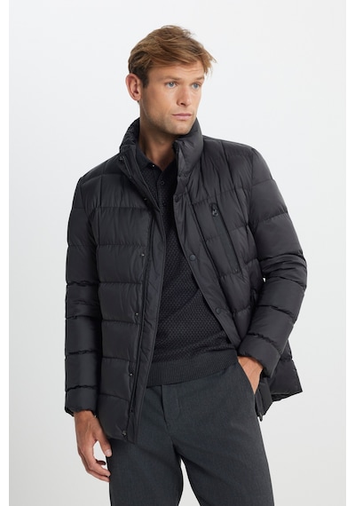 AC&Co / Altınyıldız Classics Erkek Sıyah Standart Fit Normal Kesim Dik Yaka Yan Cepli Mont Siyah AC&Co / Altınyıldız Classics Erkek Sıyah Standart Fit Normal Kesim Dik Yaka Yan Cepli Mont Siyah