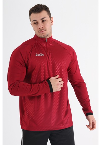 Diadora Elite Antrenman Eşofmanı Tek Üst Bordo