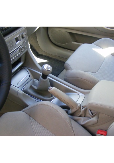 Citroen C5 Yuvarlak Deri Vites Topuzu - Vites Körüğü - El Freni K